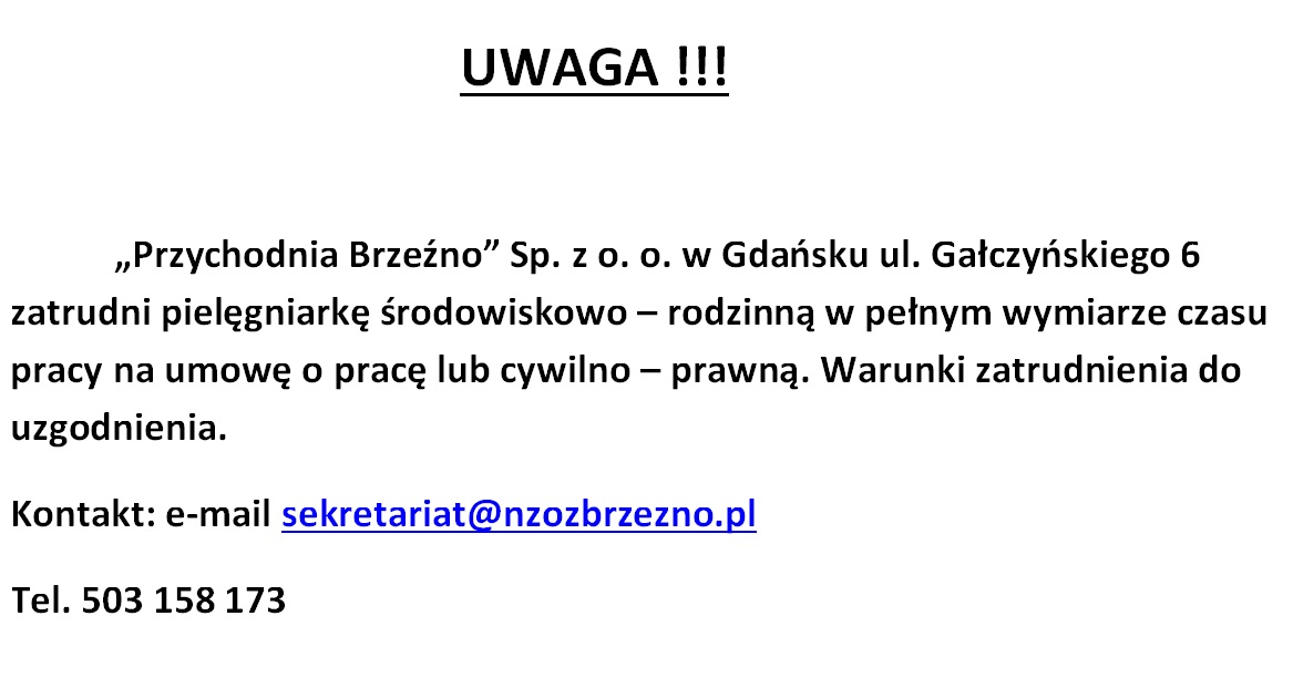 praca pielegniarka śr