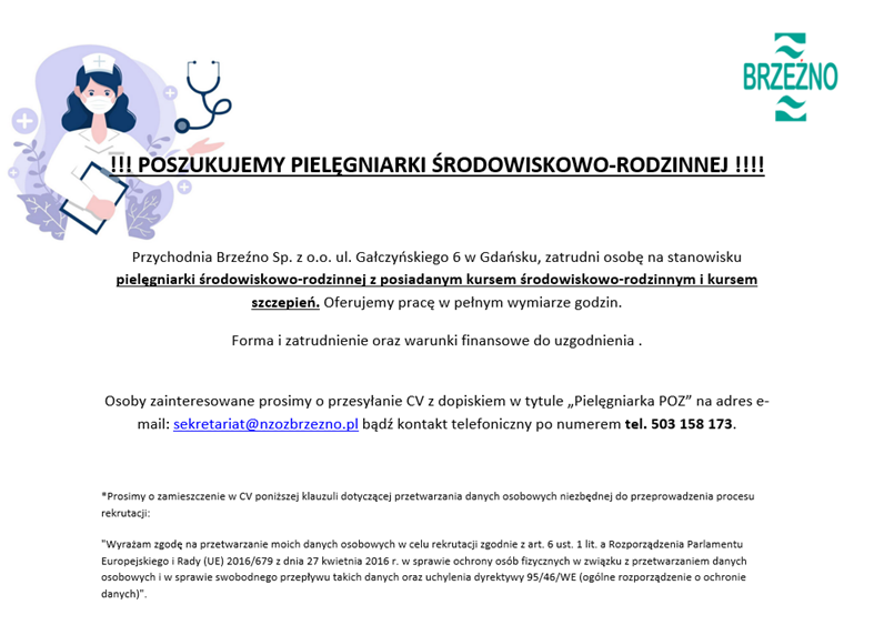 ogłozenie pielęgniarka